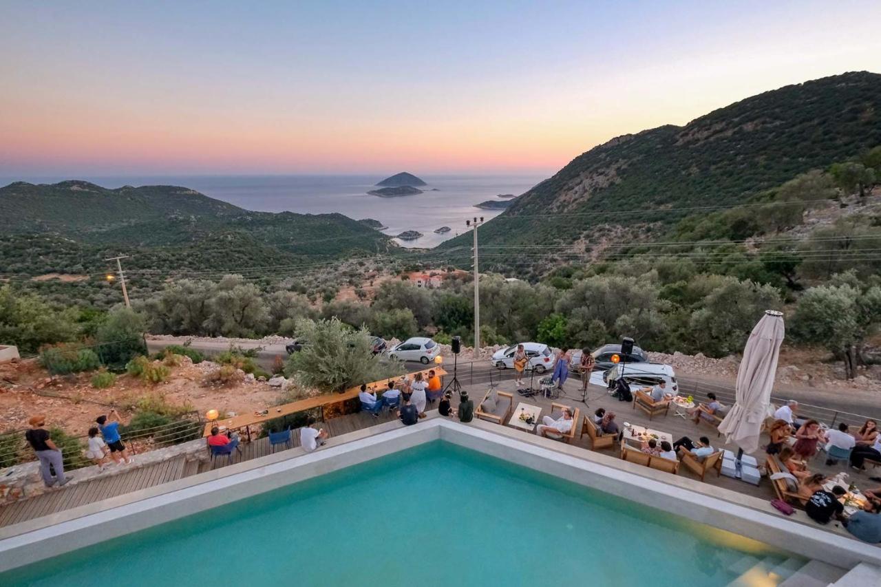 14 Premium Villas With Openair Restaurant&Tennis Court In Nature - Notos Club Kaş Ngoại thất bức ảnh