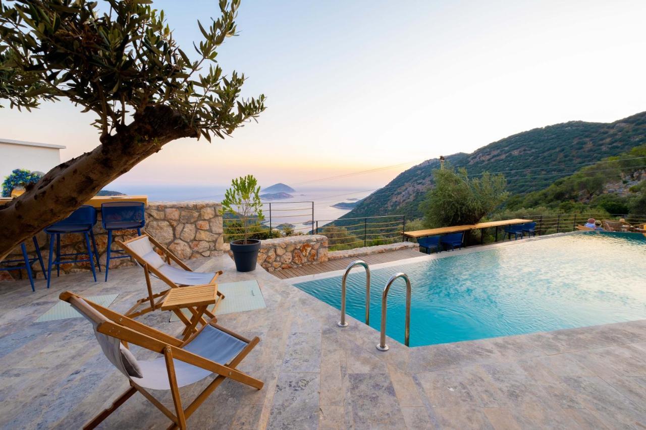 14 Premium Villas With Openair Restaurant&Tennis Court In Nature - Notos Club Kaş Ngoại thất bức ảnh