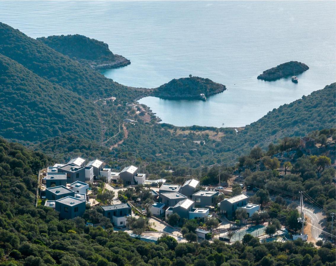 14 Premium Villas With Openair Restaurant&Tennis Court In Nature - Notos Club Kaş Ngoại thất bức ảnh